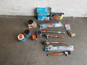 lot 112 image: Lot of Plumbing Supplies. Sharkbite, Pex Ect