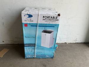 lot 116 image: Whynter ARC-1230WNH 14,000 BTU (12,000 BTU SACC) NEX Inverter Dual Hose Cooling Portable Air Conditioner, Heater, Dehumidifier, and Fan with Smart Wi-Fi, up to 600 sq ft in White