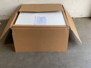 lot 6 image: Noble House Samson 34 in. x 21 in. Round Cement Wood Burning Fire Pit in Natural