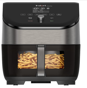 lot 119 image: Instant Vortex Plus 6-Quart Air Fryer Oven, From the Makers of Instant Pot with Odor Erase Technology, ClearCook Cooking Window