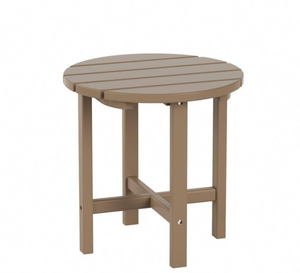 lot 132 image: WESTIN OUTDOOR Vesta Weatherwood Brown Plastic Outdoor Side Table