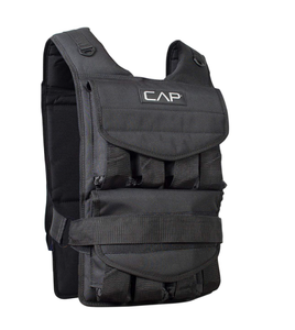 lot 135 image: CAP Barbell Adjustable Weighted Vest, 50lbs
