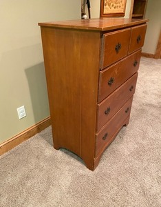 lot 18 image: Antique Wood Dresser