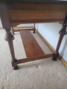 lot 36 image: Vintage Tudor Executive Desk