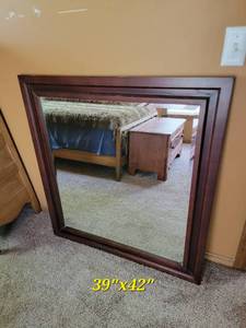 lot 76 image: Modern Contemporary Mantel Mirror