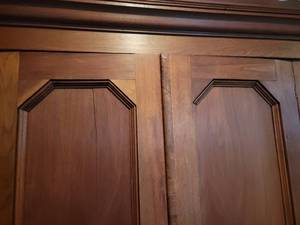 lot 12 image: Antique Eastlake Breakdown Wardrobe