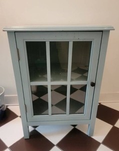 lot 61B image: Darling Robins Egg Blue Accent Table