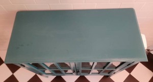 lot 61A image: Darling Robins Egg Blue Accent Cabinet