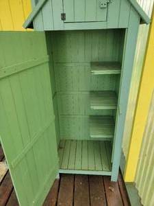 lot 62 image: Delightful Farmhouse Potting Cabinet