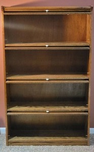 lot 5 image: Stunning Antique Barrister Bookcase