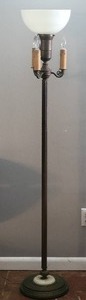 lot 63A image: Brilliant Art Deco Floor Lamp
