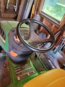 lot 1 image: John Deere D155 48 Deck Lawn Tractor