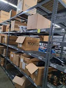 lot 1014 image: Metal Shelving Unit 5-shelf with Wire Grates
