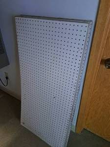 lot 1051 image: Lot of (17) Peg Boards 46x24