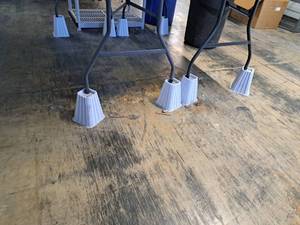 lot 1066 image: Lot of (8) 8 Furniture Leg Extenders