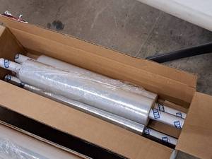 lot 1090 image: Lot of (3 Rolls) Uline Econo-Wrapper 80-GA Shrink Wrap S-1831 1000x20
