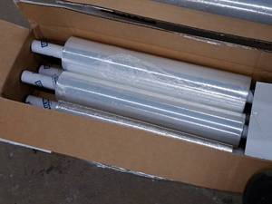 lot 1091 image: Lot of (4 Rolls) Uline Econo-Wrapper 80-GA Shrink Wrap S-1831 1000x20