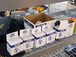 lot 1106 image: Lot of (9 Boxes) Uline Barcode Labels S-21838
