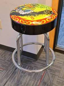 lot 1120 image: Rat Fink Bar Stool 30-12x14