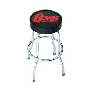 lot 90 image: Rocksax David Bowie Logo Bar Set - High Top Table and 2 Bar Stools