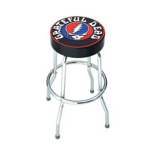 lot 102 image: Rocksax Grateful Dead Logo Bar Set - High Top Table and 2 Bar Stools