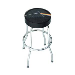 lot 218 image: Rocksax Pink Floyd Dark Side of the Moon Bar Set - High Top Table and 2 Bar Stools