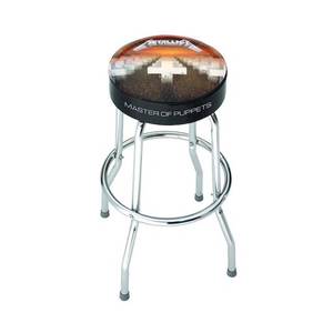 lot 180 image: Wholesale Lot of 3 Rocksax Metallica Master of Puppets Bar Sets - 1 High Top Table and 2 Bar Stools  Set - Huge Resale Potential - Retail Price $360 Each