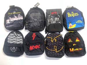 lot 311 image: Wholesale Lot of 100 Assorted Rocksax Brand Licensed Band Backpacks & Daypacks - BRAND NEW - $4500 Retail Value