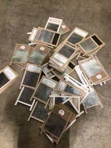 lot 10 image: Lot of Washboard for Crafts  Customer Returns See Pictures