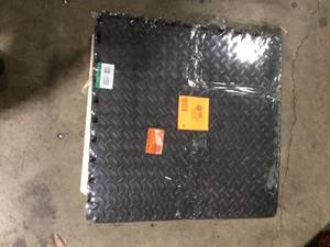 lot 32 image: Lot of Mixed Rubber Tile Flooring   Various Models and Conditions Customer Returns See Pictures