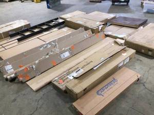 lot 50 image: Pallet of Mixed Furniture  and Hardware Various Models and Conditions Customer Returns See Pictures