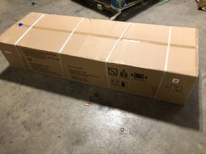 lot 12 image: Husky Ready-to-Assemble 24-Gauge Steel Freestanding Garage Cabinet in Black (48 in. W x 72 in. H x 18 in. D)  Customer Returns See Pictures