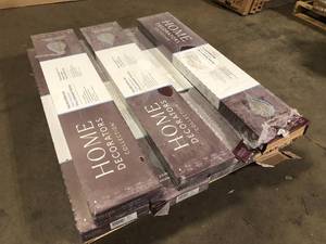 lot 31 image: Pallet of Fairville White Oak 9-12 in. W Water Resistant Laminate Wood Flooring (19.95 sq. ft.case) by Home Decorators Collection (7 Boxes)Customer Returns See Pictures