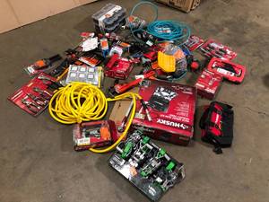 lot 39 image: Lot of Hand Tools and Hardware Various Models and Conditions Customer Returns See Pictures