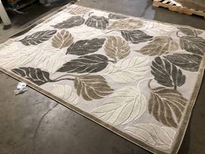 lot 40 image: IndoorOutdoor Augusta Beige 8 0 x 10 0 Area Rug by Unique Loom Customer Returns See Pictures