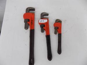 Pipe Wrenches 18, 14, 10
