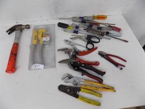 Hand Tools, Hammer, Pop Rivet gun, Rivets, Tin snip, Pliers, Screw drivers