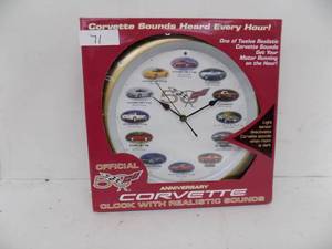 Corvette Clock with Sound