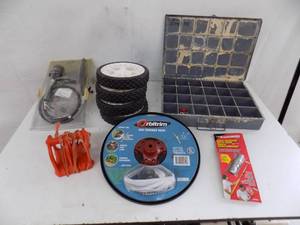 Shop Tools, Plastic wheels, gas trimmer head, Magnet, Roto Zip,Parts Bin