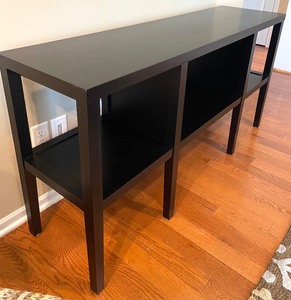 lot 13 image: Crate and Barrel Console Table