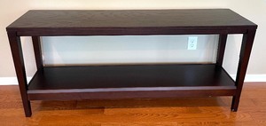 lot 33 image: Crate and Barrel Console Table