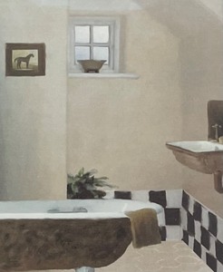 lot 157 image: Master Bath #2 Framed Print