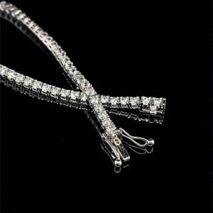 lot 1 image: Brand New Gorgeous 5.00 Carat () Diamond Tennis Bracelet in 14k White Gold $12,500 Retail VIDEO