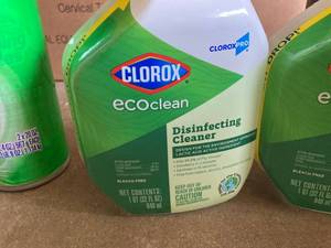 Lysol, Scrubbing Bubbles and Clorox