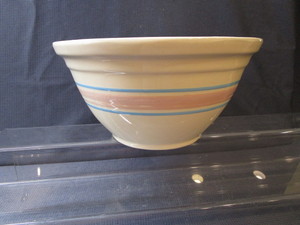 lot 52 image: Banded Mixing Bowl #12