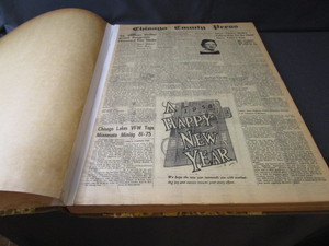 lot 60 image: Chisago Co. Press 1958 Editions, Book Form