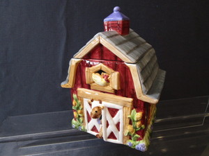 lot 91 image: Barn Cookie Jar