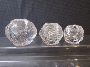 lot 97 image: Snowball Votives - Kosta
