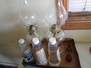 lot 118 image: Kerosene Lamps & Oil