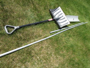 lot 140 image: Roof Rake, Snow Shovel